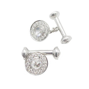 Diamond Cufflinks and Shirt Studs