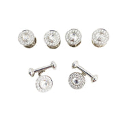 Diamond Cufflinks and Shirt Studs