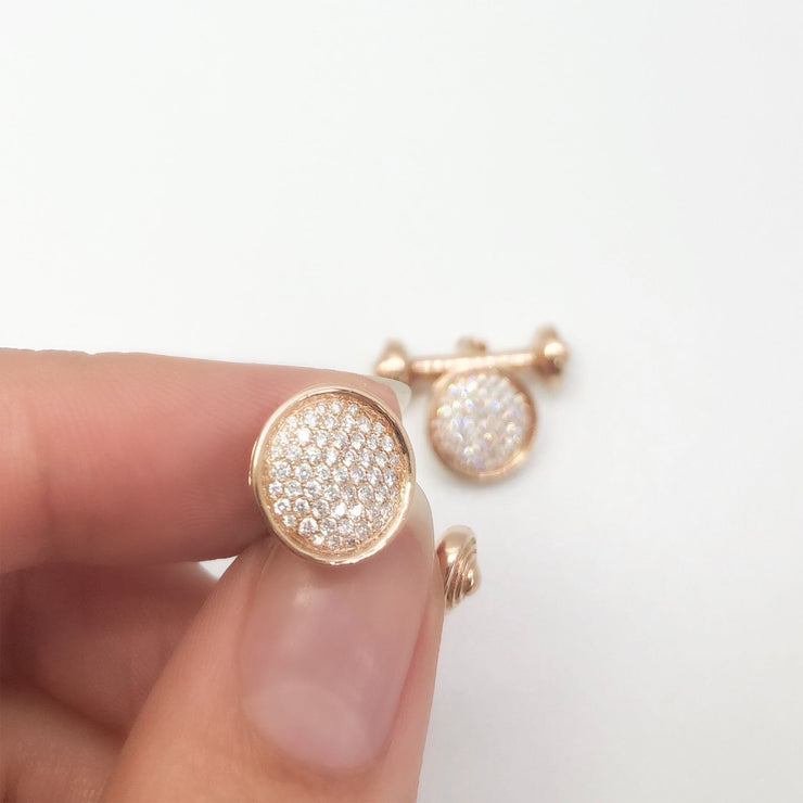 Diamond Pave Cufflinks