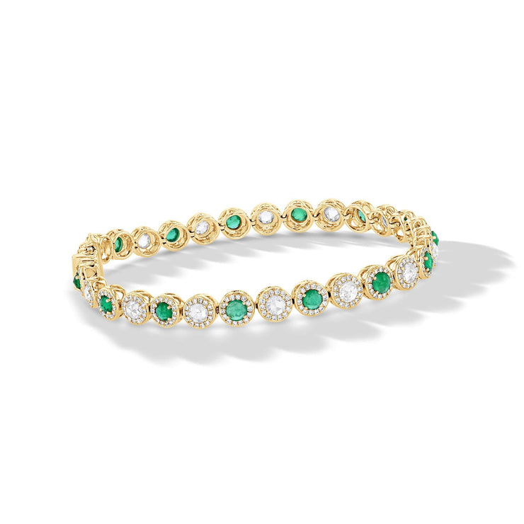 Classic Diamond + 18k Gold Bracelet | 18k gold bracelet, Colored diamonds,  Diamond