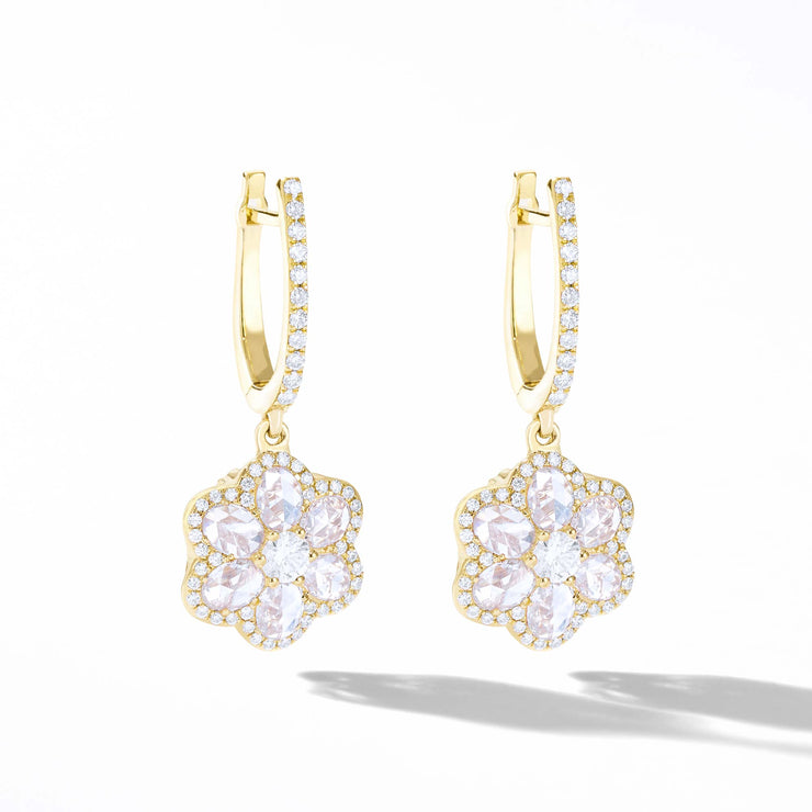 Contemporary Diamond Drop Earrings | Radiant Bay