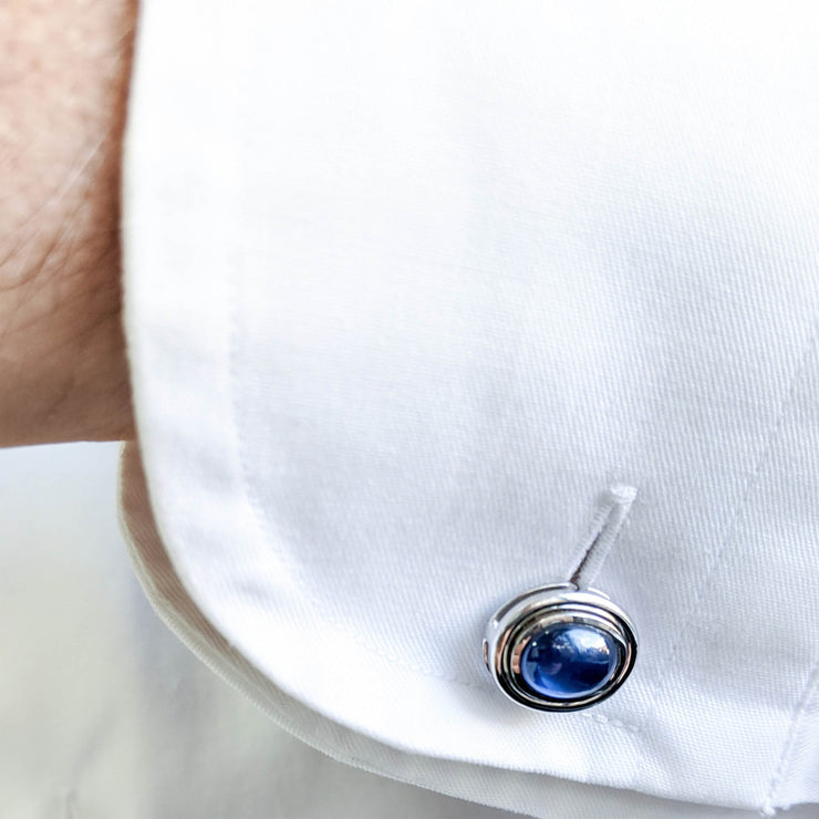 Gemstone Cufflinks and Shirt Studs