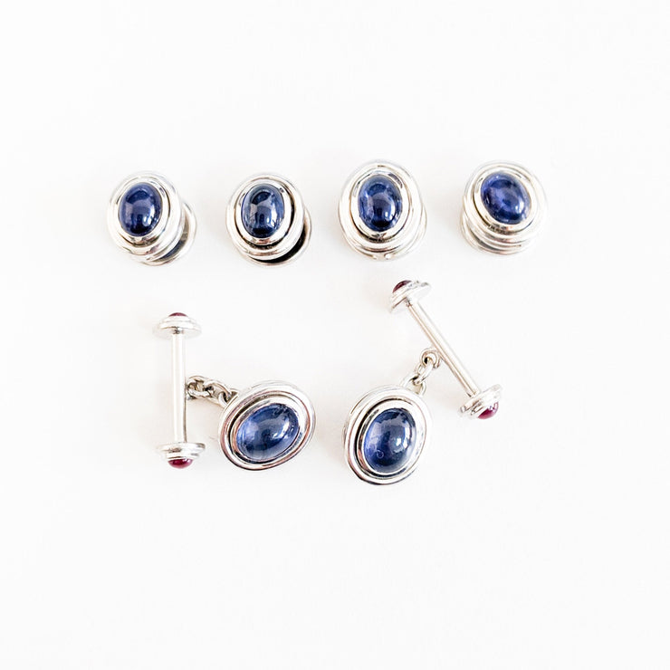 Gemstone Cufflinks and Shirt Studs