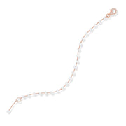 64Facets rose-cut diamond chain bracelet in 18k gold