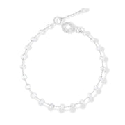 64Facets rose-cut diamond chain bracelet in 18k gold