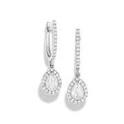 Scallop Diamond Drops (pear)