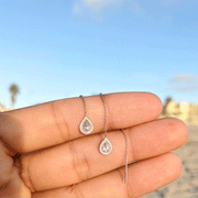 64Facets Needle and Thread Diamond Earrings in 18K gold from the serendipity collection