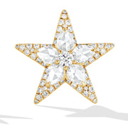 64facets Rigel diamond star shaped stud earrings and 18k gold