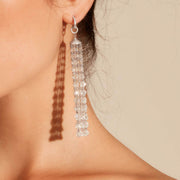 Diamond Tassel Earrings